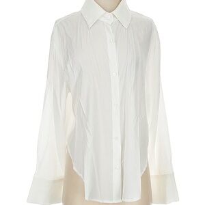 Classic White Button-Up Shirt